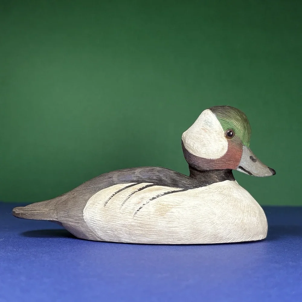1988‎ Bufflehead Drake Hand Painted Duck Signed By G. Beasley